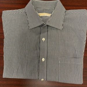 Michael Kors men shirt color black/white side 17 or XL